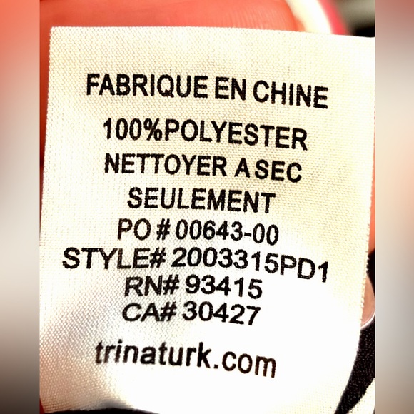 Trina Turk Theodora Lala Zebra Caftan Dress Women’s Size XL - Picture 6 of 7